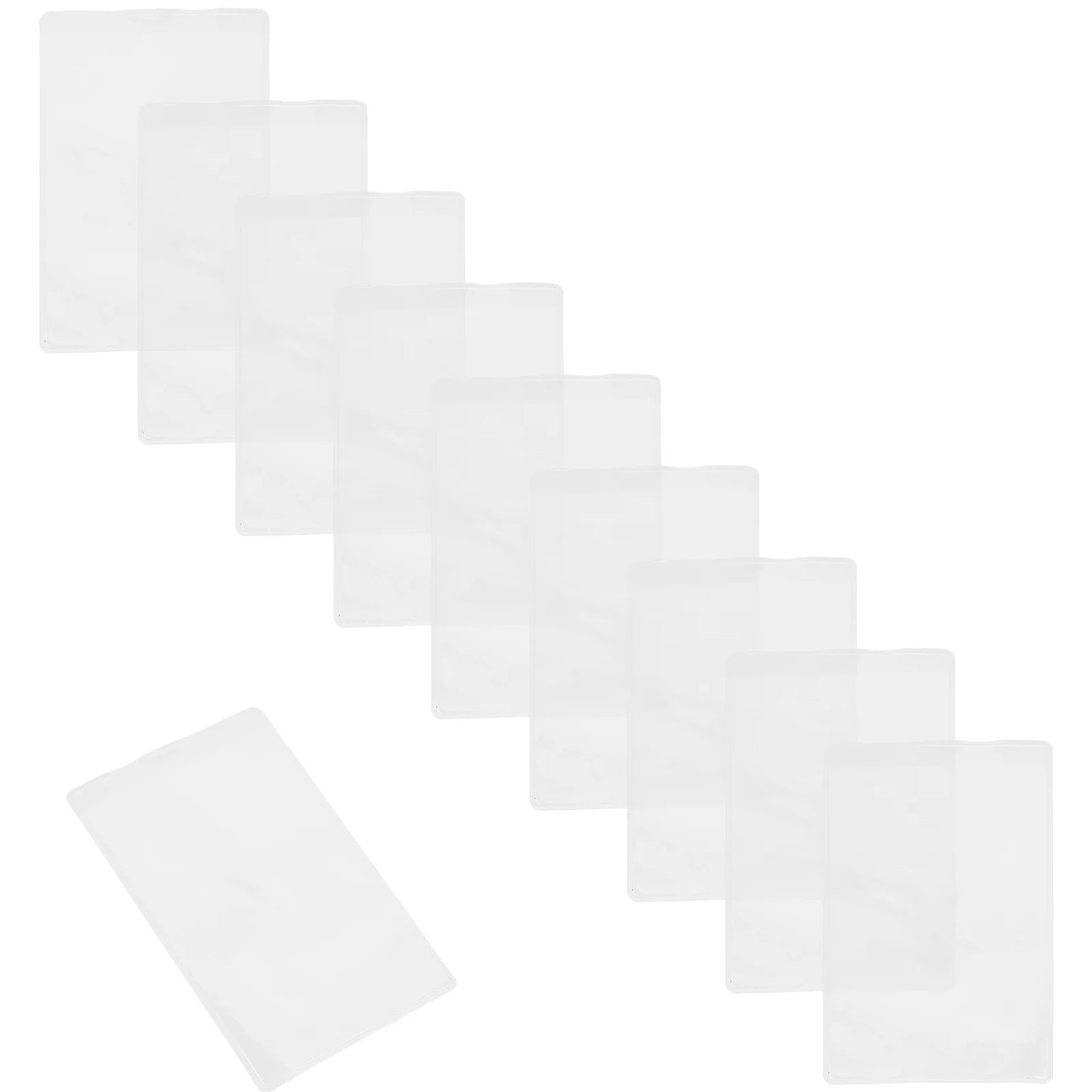 50Pcs Game Card Protective Sleeves Clear Double Sided for Playing Trading Cards Board Storage Game Card Case Cards Sleeves