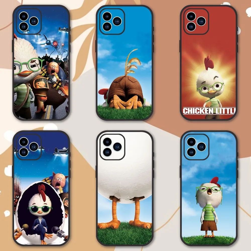 MINISO Disney C-Chicken Little Phone Case For Samsung Galaxy S10 FE S21 Ultra S22 Lite Soft Phone Shell Back Cover