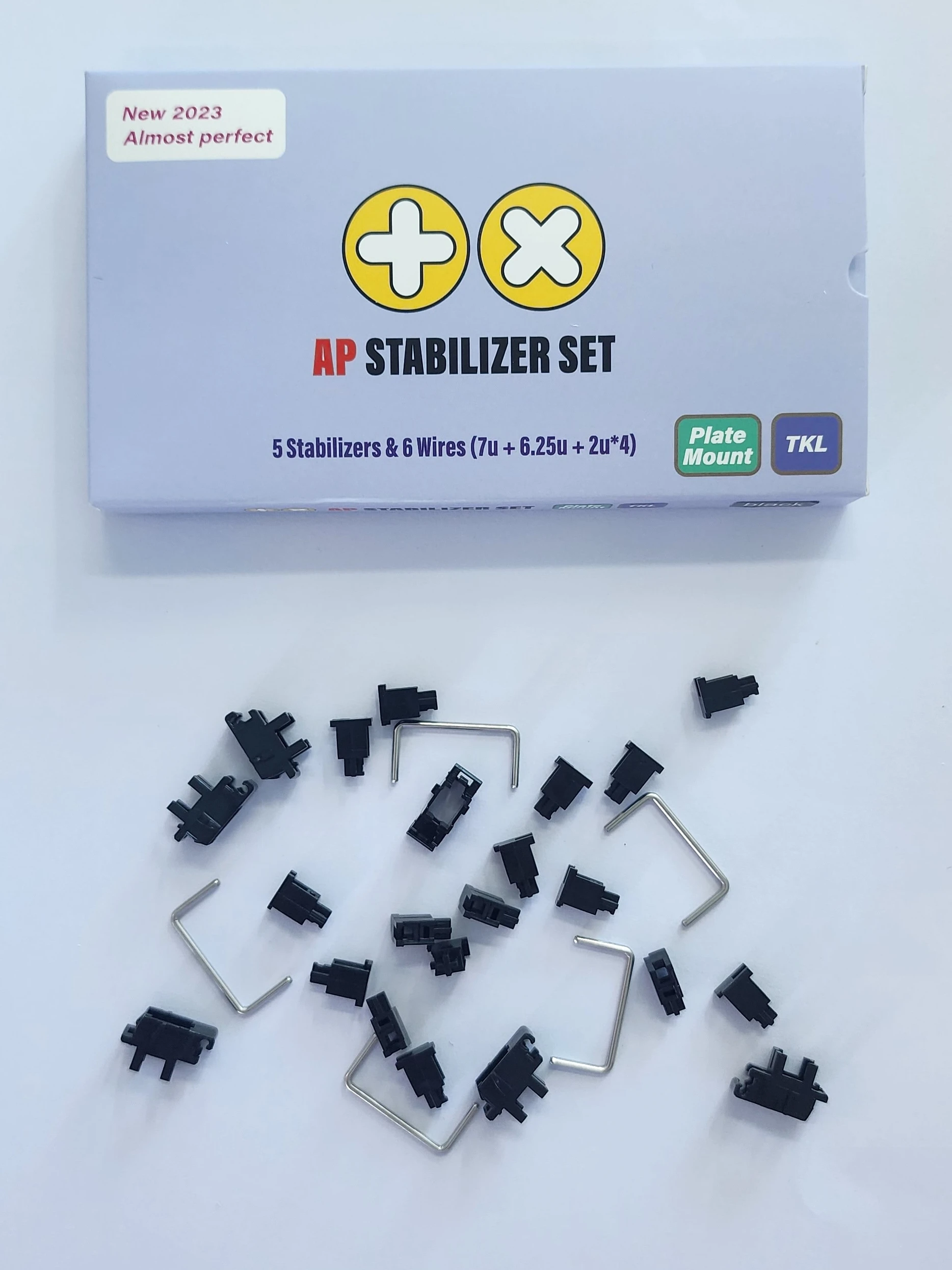 Стабилизаторы TX, стабилизаторы с креплением на панели AP для TKL макет 7U 6.25U, стабилизаторы с креплением на механическую клавиатуру