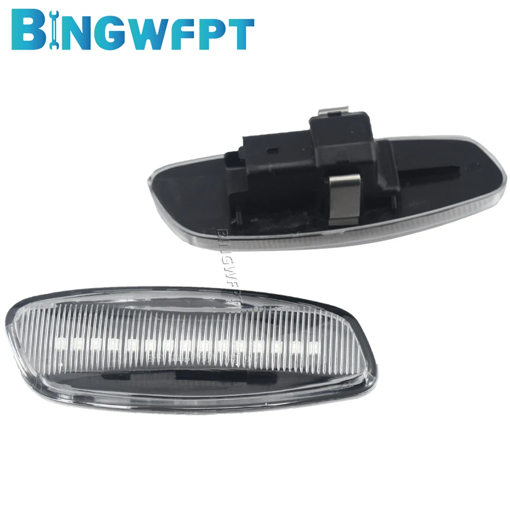2X For Peugeot RCZ 2010-2019 For Peugeot 3008 5008 2009-2016 LED Dynamic Turn Signal Light Side Marker Lamp Blinker Car Amber