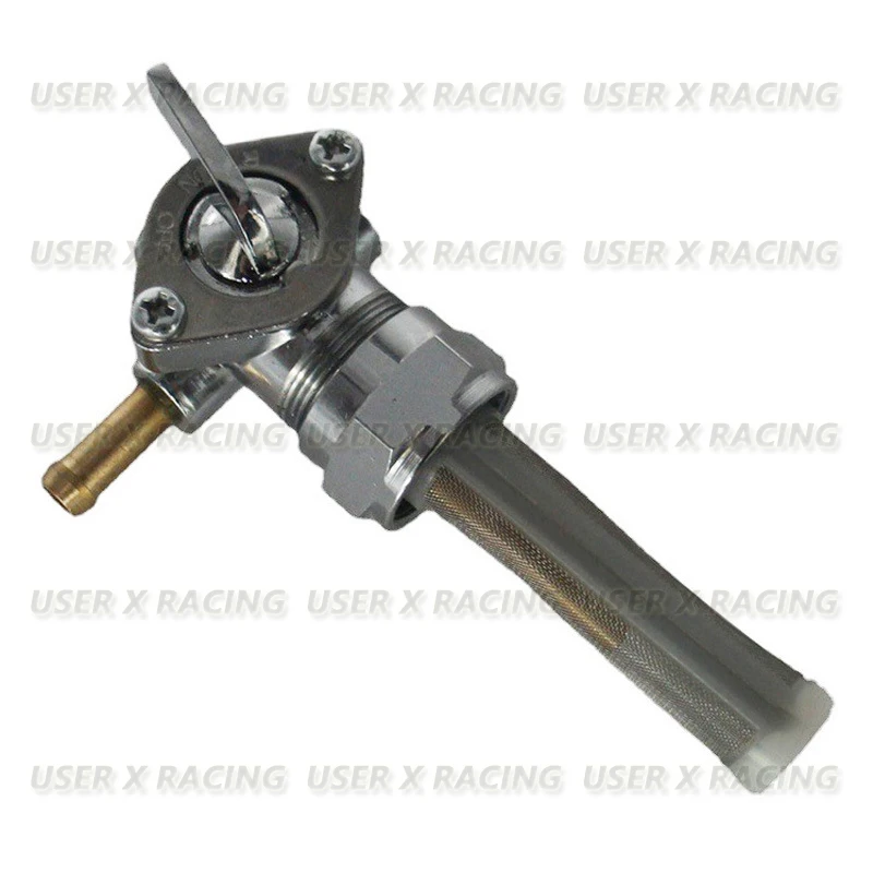 

USER-X motorcycle fuel valve oil switch fuel pump petrol tap pet cock filter for Harley Davidson 62167-81 62163-75