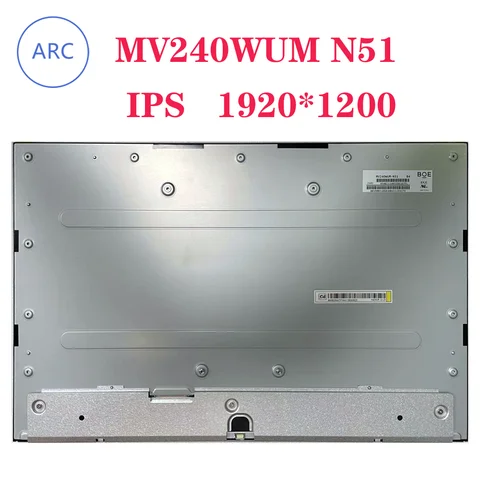 오리지널 LCD 스크린, MV240WUM N51, 1920x1200 IPS 16:9 MV240WUM-N51, 24 인치, 신제품