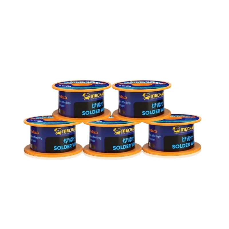 

MECHANIC DS6 40g Solder Wire 0.3/0.4/0.5/0.6/0.8mm High Purity No-clean Mild Rosin Core 210℃ Melting Point Soldering Flux 1-3%