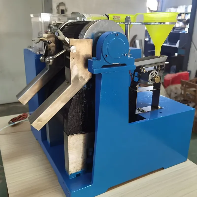 i High Intensity WKD120 14000gauss Laboratory Dry Separation Roller Magnetic Separator Bearing Automatic Operating High