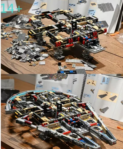 The Cheapest 8471pcs Largest Millenniumfalcon ship Model Bricks  Building Blocks Sets Adults Toys Birthday Gifts ﻿