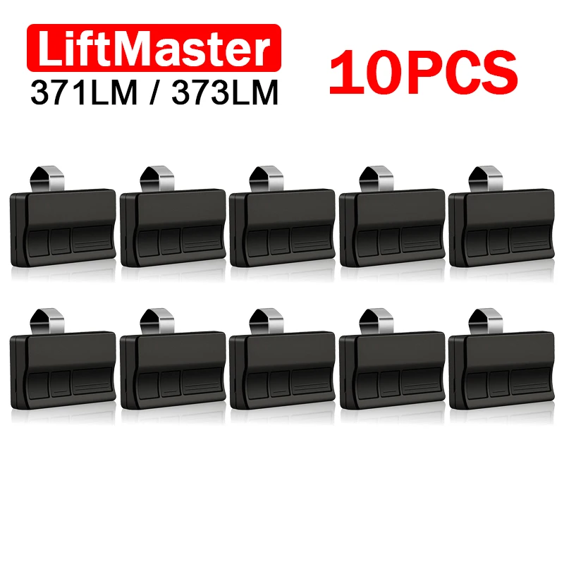 

10PCS 315MHz LiftMaster 373LM 371LM Garage Door Remote Control Compatible With LiftMaster 950D 953D 956D 372LM 370LM Gate Opener