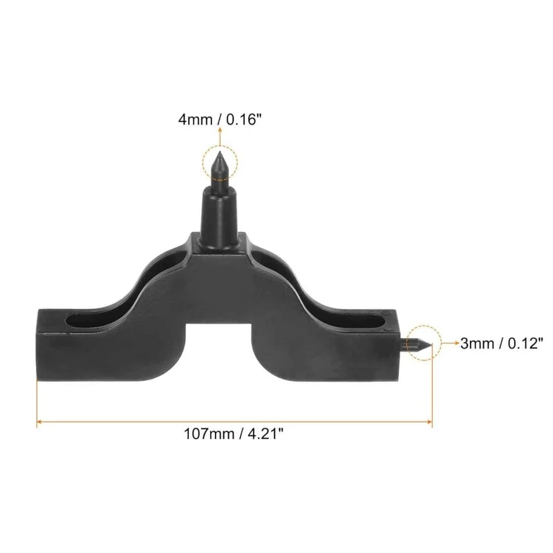 2 PCS Water Irrigation Fittings 3mm&4mm Hose Hole Punch Holes Puncher Micro Garden  Irrigation Dripper Installation Tool