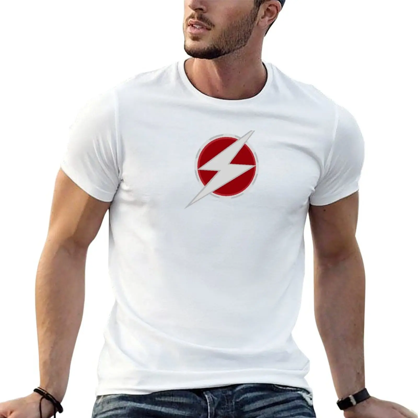 Camiseta Kid Flash Rebirth, camisetas gráficas para hombre, camiseta informal de anime para hombre, camiseta de gran tamaño