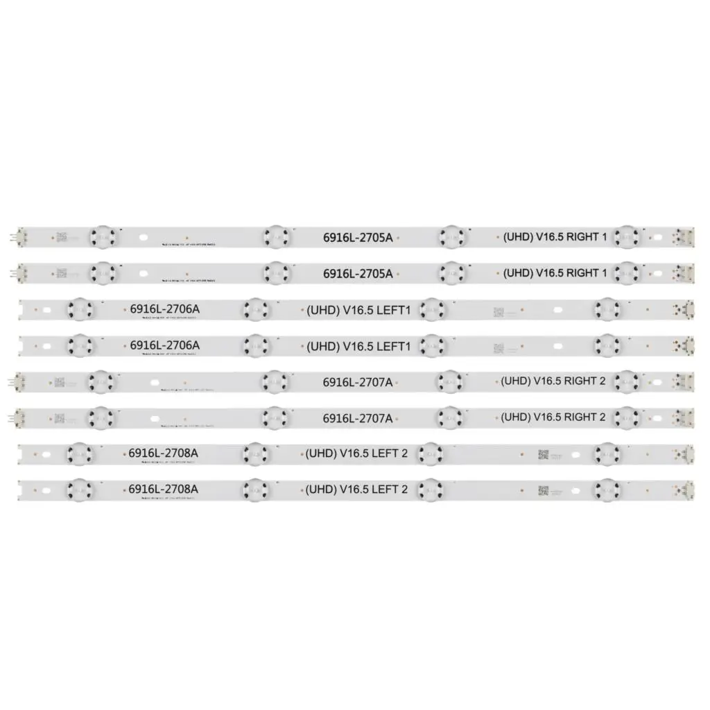 

LED strip for 49UH617T 49LW540S 49LX300C 49LH520V 49LH570T 49UH610T 49LW340H 49UH6207 6916L-2710A 6916L-2711A 6916L-2712A
