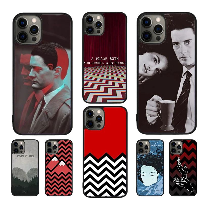 Twin Peaks poster Phone Case For iphone 16 15 14 11 12 13 mini Pro XR XS MAX Plus SE coque Cover Shell