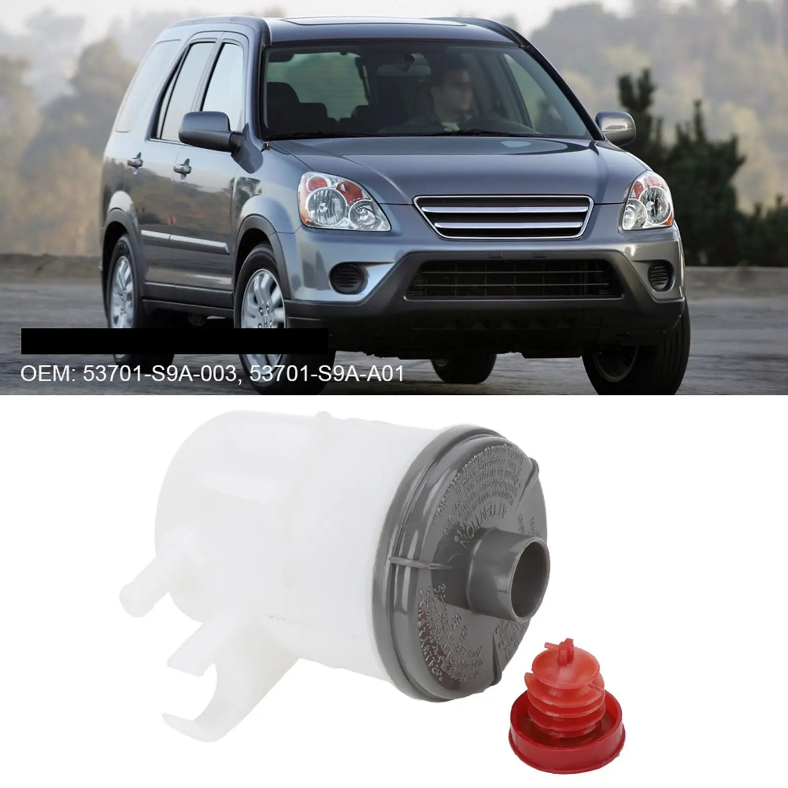 

Power Steering Pump Reservoir Oil Tank Fit for Honda CR V 2002-2006 53701-S9A-003