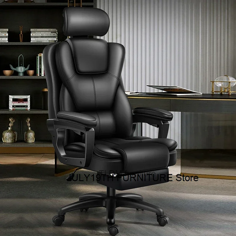 Leather Cushion Office Chairs Floor Living Room Recliner Playseat Dining Office Chairs Computer Chaise Lounges Rome Furniture