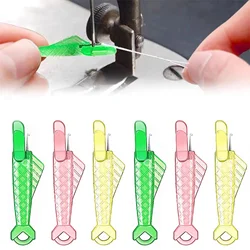 Mini Automatic Needle Threader DIY Tool Home Hand Sewing Machine Device Thread Auto Needle Cross Stitch Sewing Accessories