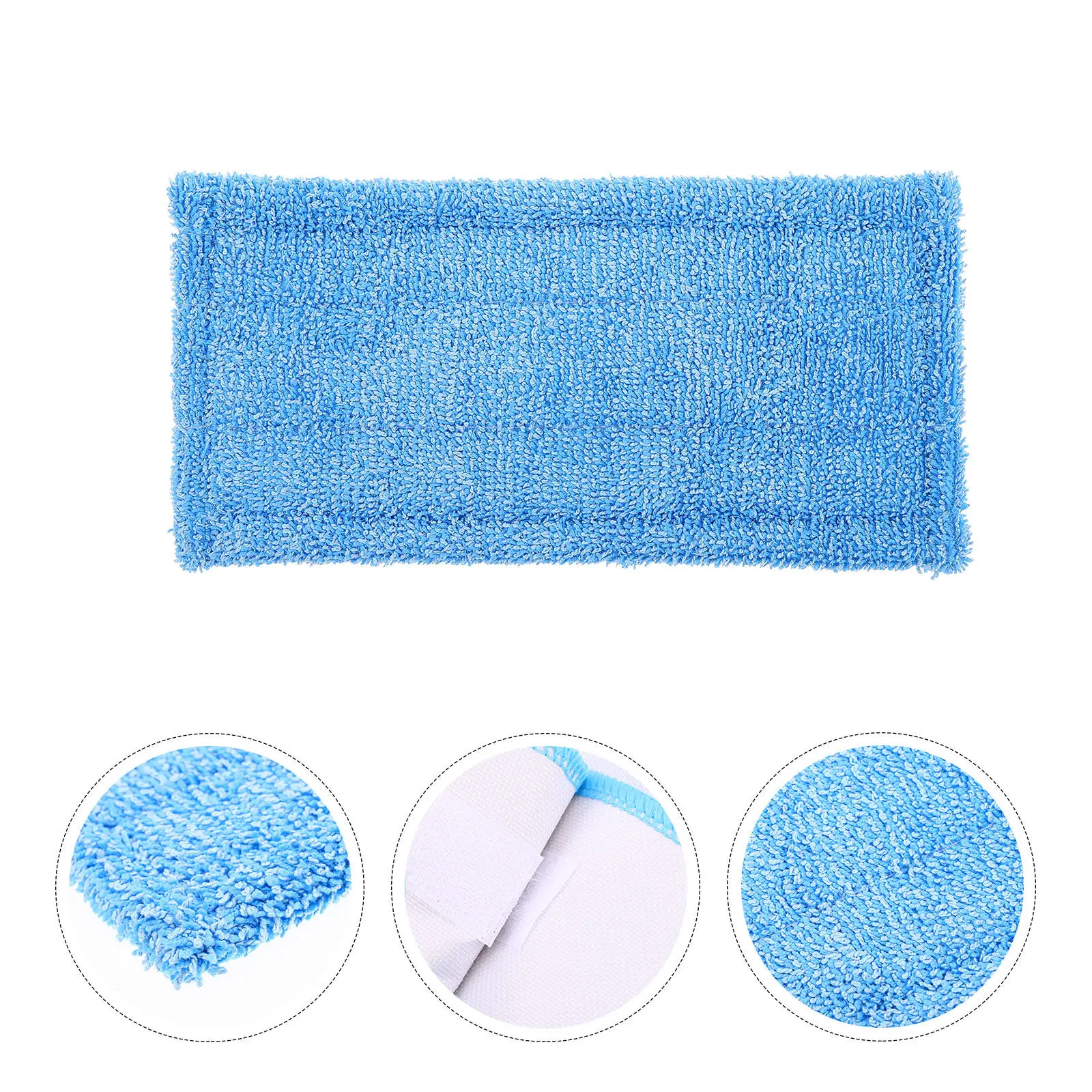 

Thickened Reusable Mop Replacement Pads Fiber Material Washable Dry Wet Refill Pads for Floor Mopping Cleaning Supplies Mop Head