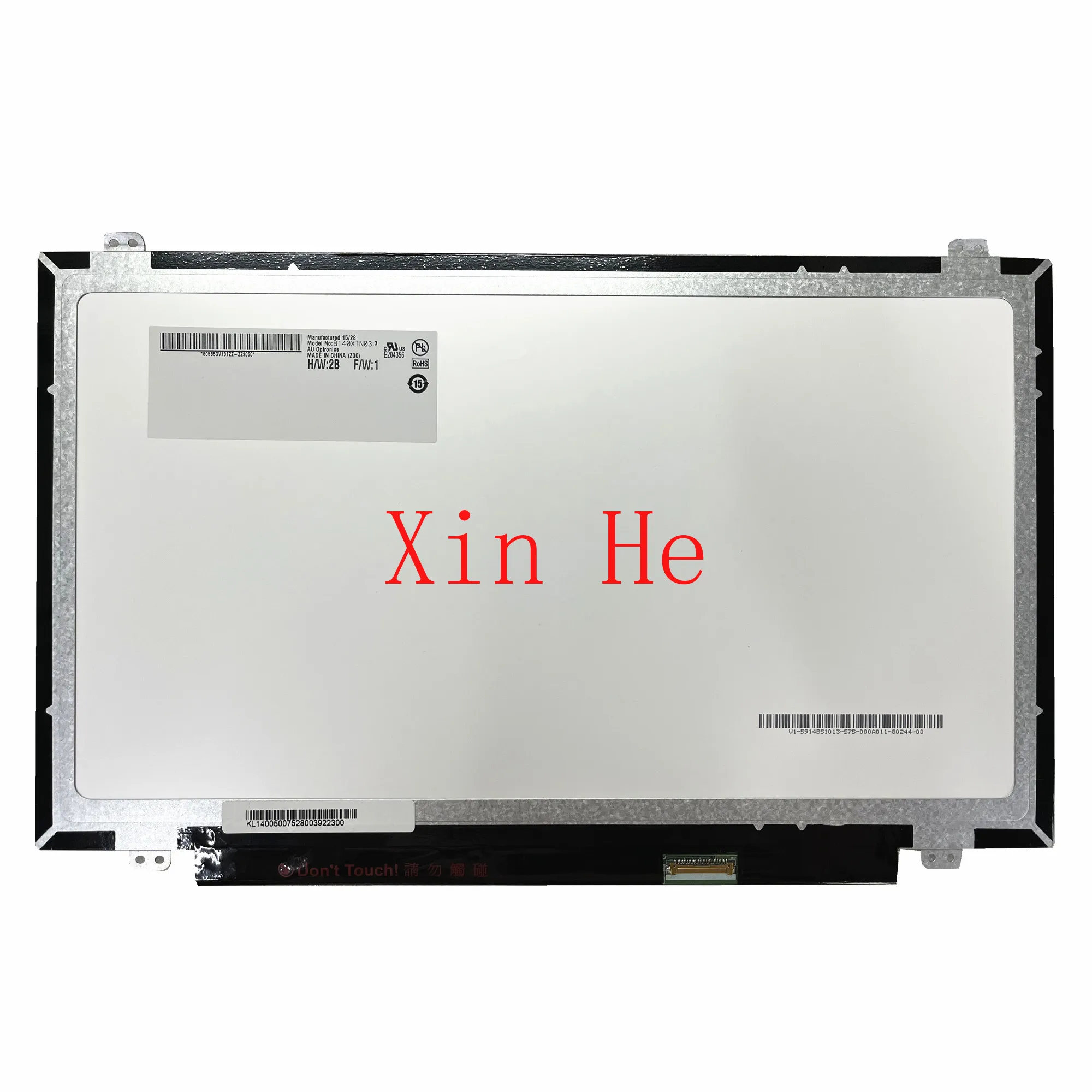 14.0'' LCD Screen B140XTN03.3 B140XTN03.2 LP140WH2 TPS1 LTN140AT31 N140BGE-EB3 E43 N140BGE-EA3 B140XTN02.D EDP 30 Pins