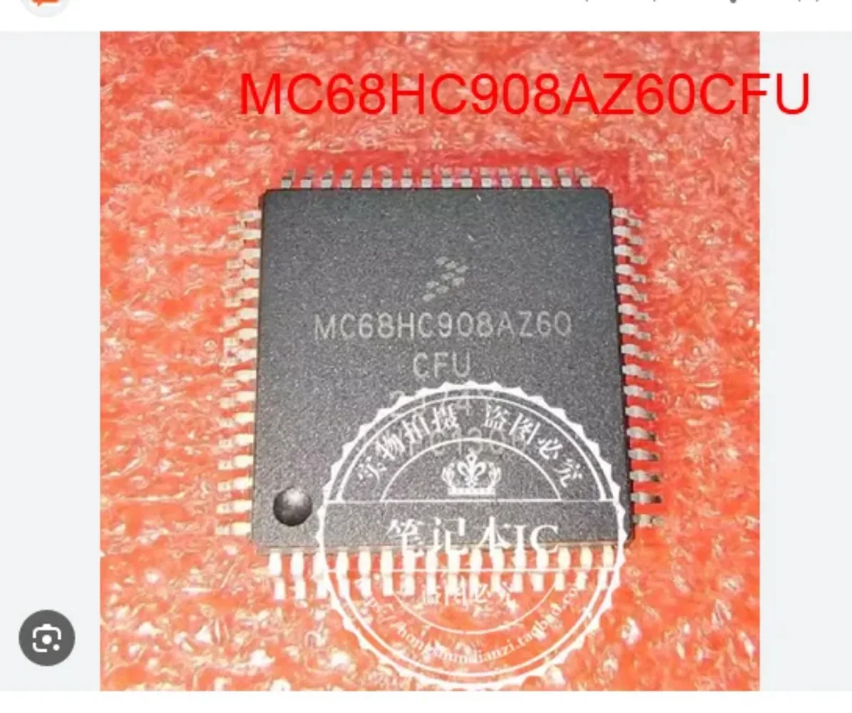 Free shipping New original 2pcs MC68HC908AZ60CFU MC68HC908AZ60 2J74Y QFP64 chip