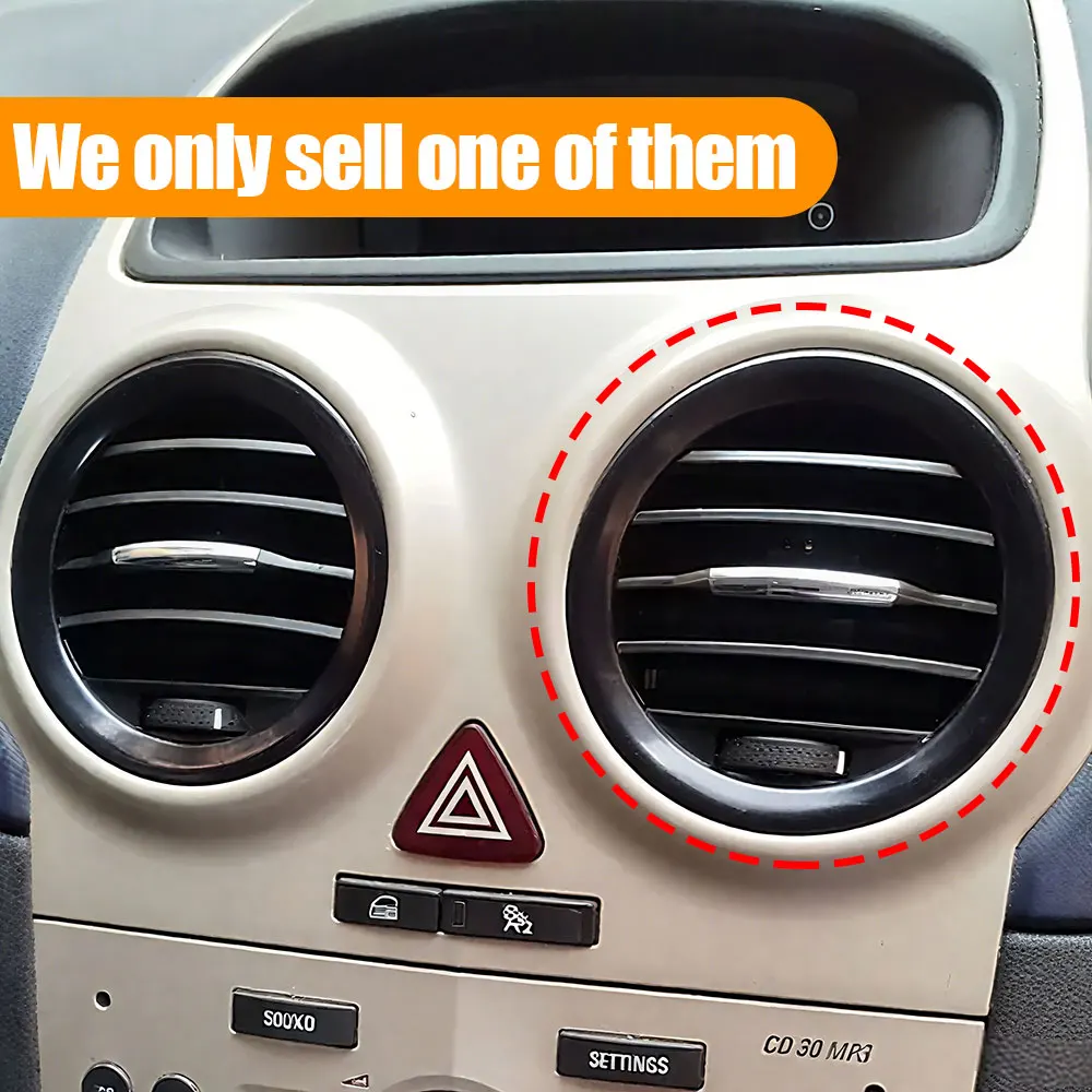 

Автомобильная сменная крышка выхлопной системы, крышка вентиляционного отверстия кондиционера, внутренняя решетка для Opel ADAM CORSA D MK3 Vauxhall 2201099 13417363