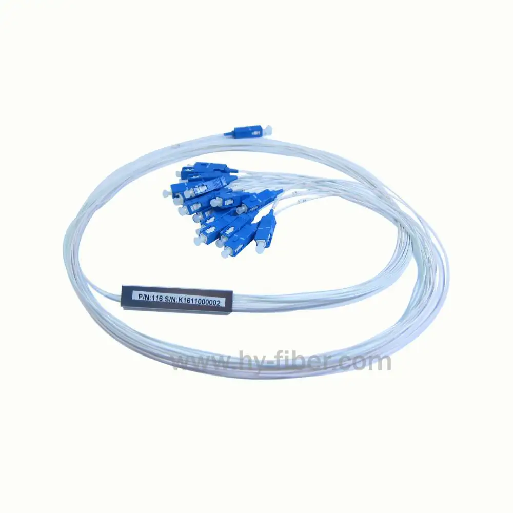 

Fiber Optical PLC Splitter, 1x16,with SC/UPC Blue Connector, Internet Optico Divisor,Cable 0.9mm Length, 1m,10PCs, Free Shipping