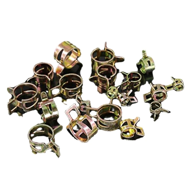 72Pcs สปริงประเภทสายเชื้อเพลิงซิลิโคนท่อสูญญากาศท่อ Clamp ติดตั้งง่าย Dropshipping