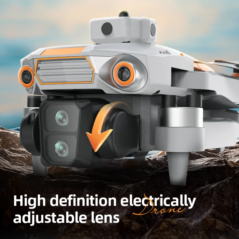 Nouveau Drone LF669, télécommande équipée d'écran, moteur sans balais, photographie aérienne HD, positionnement GPS, quadrirotor intelligent, cadeau