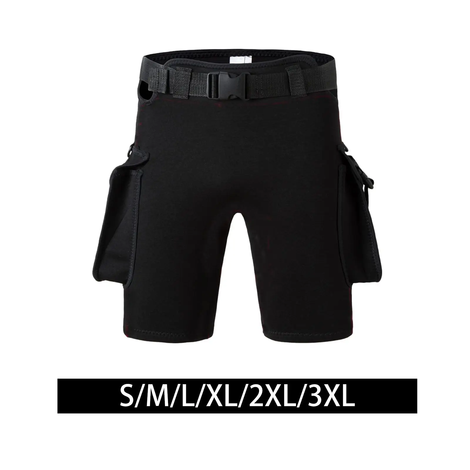 Diving Shorts Men Submersible Pants Wear Resistant with Pockets Swimwear Wetsuits Pants for Women Men Snorkeling Water Sports