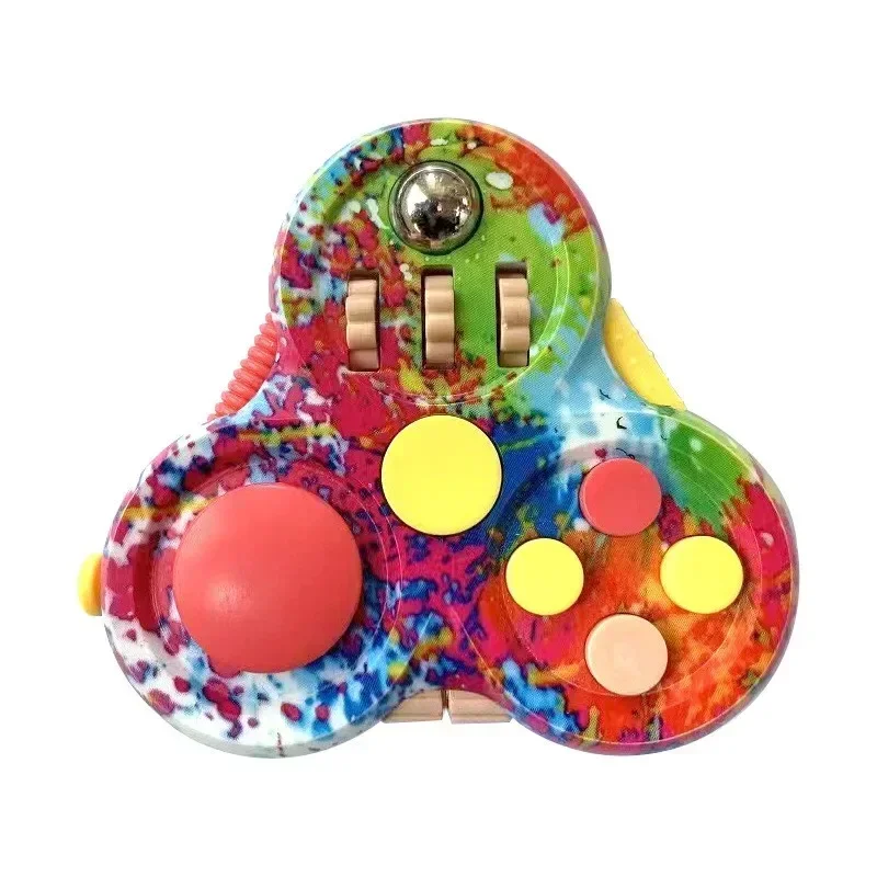 Effen Kleur Fidget Decompressie Spinner voor Release Stress Autisme Angst Verlichten Volwassen Kinderen Stress Anti-Stress Fingerti