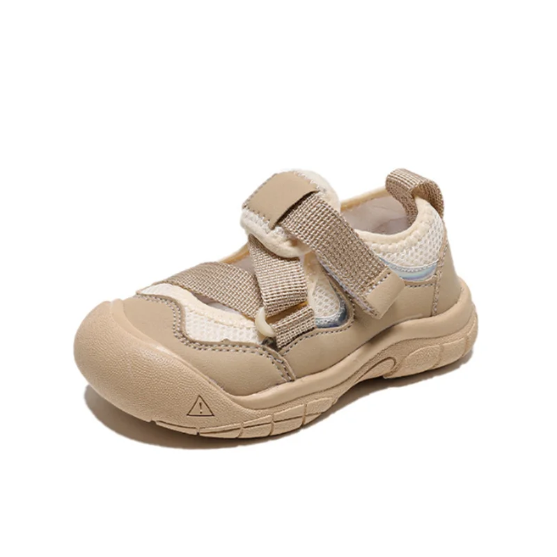 

New Summer Baby First Walkers Mesh Breathable Toddler Boys Sport Sandal Soft Sole Fashion Little Kids Sandals EU15-25