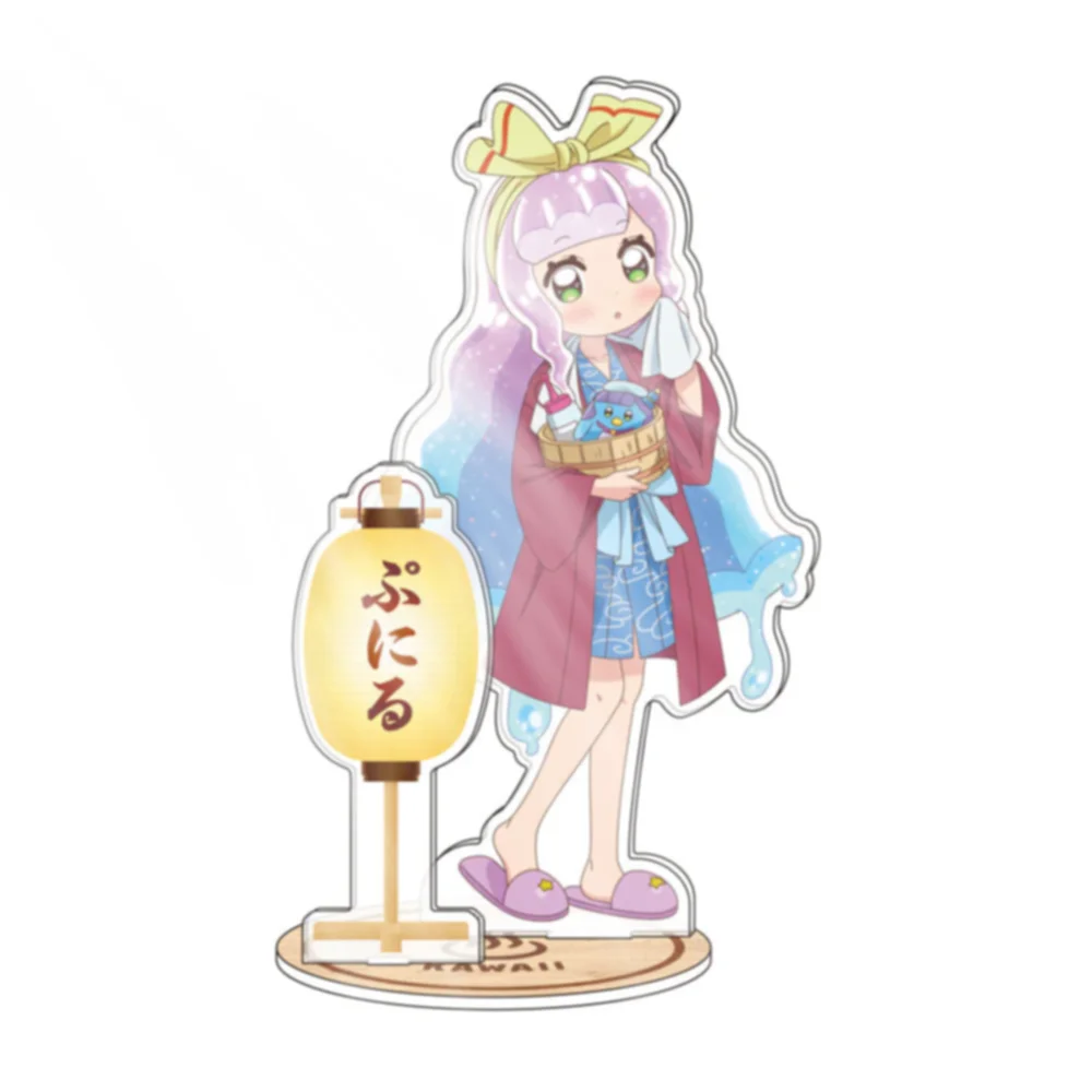 Anime Puniru Is a Cute Slime Acrylic Stand Model Plate Desk Decor Standing Sign Prop Fans Gifts