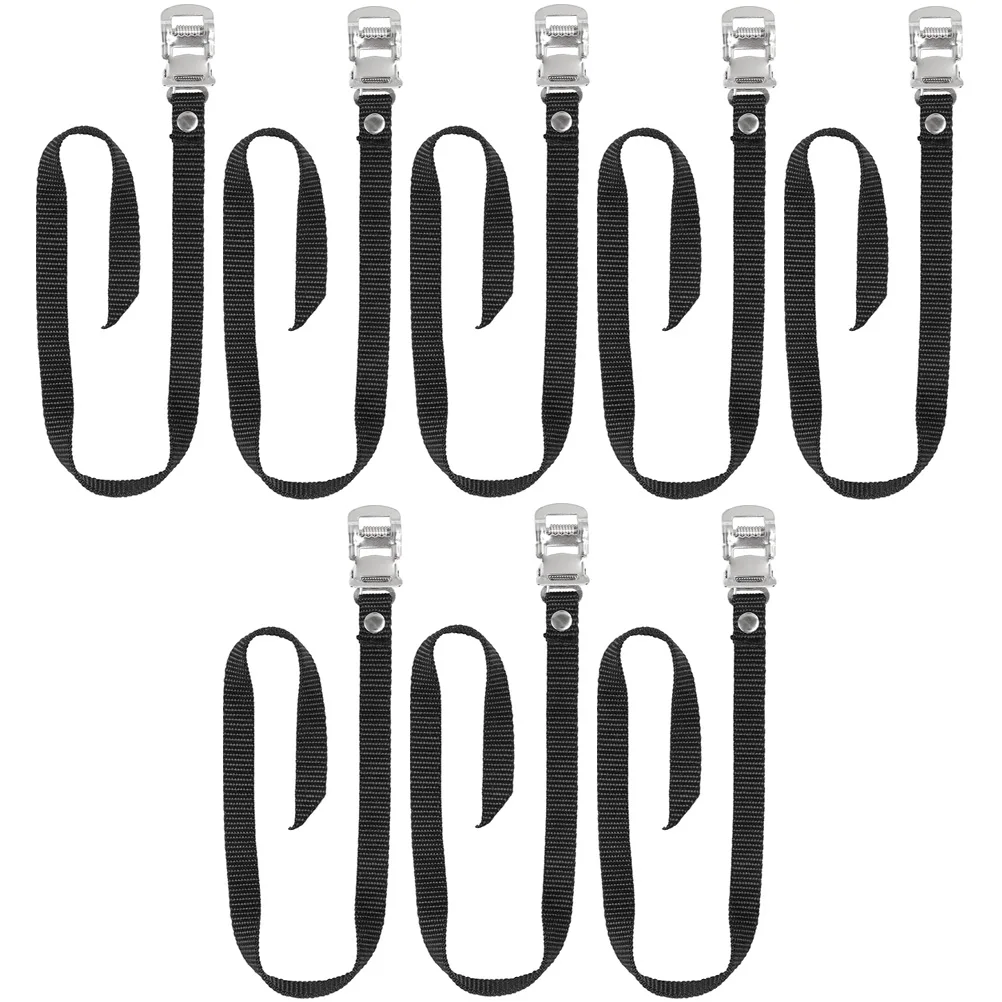 

8pcs Foot Pedal Straps for Exercise Bike Gym Cycle Adjustable Length Lightweight Portable Fitness Householdbike pedals universal