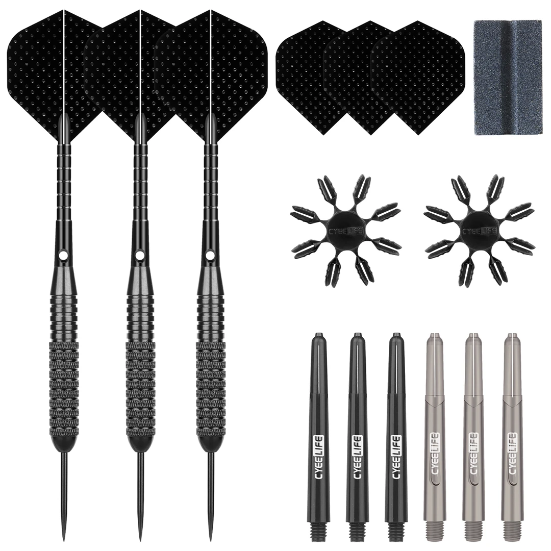 

CyeeLife 23.5g 3PCS Professional Flying Dart Steel Needle Tip Dart Sport Outdoor Indoor Entertainment Game Accessories