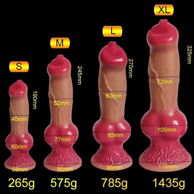 

Huge Animal Dog Knot Dildos Anal Plug Realistic Dildo With Suction Cup Sex Toys for Women Men Penis Butt Plug Erotic Dick Shop