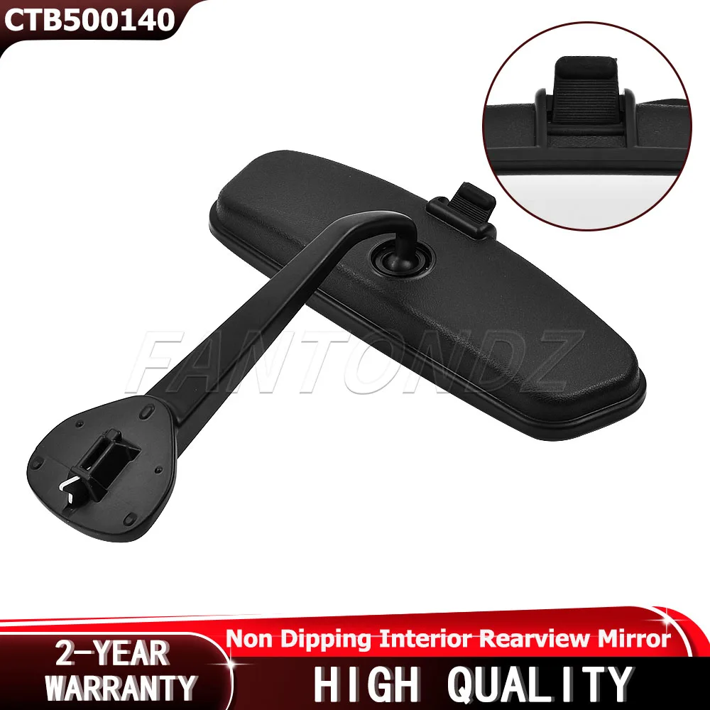 High Quality For Land Rover Defender 90/110 L316 L315 Non Dipping Interior Rearview Mirror CTB500140 ABS and Glass Housing