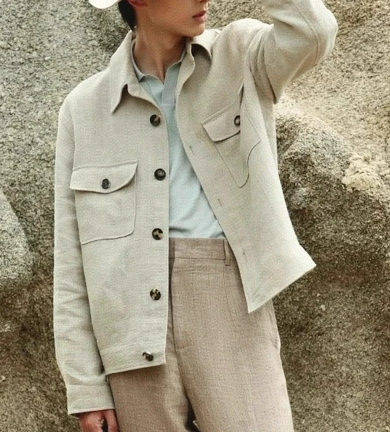 

Italian LP old money style linen jacket 25 spring and autumn lapel business casual jacket jacket