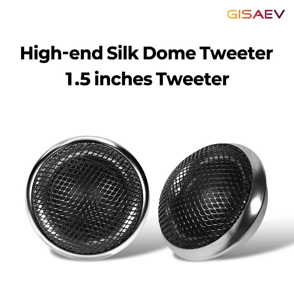 1.5-Inch Car High Fidelity Stereo Speaker Tweeter - Car Modification Car Audio Silk Dome Tweeter