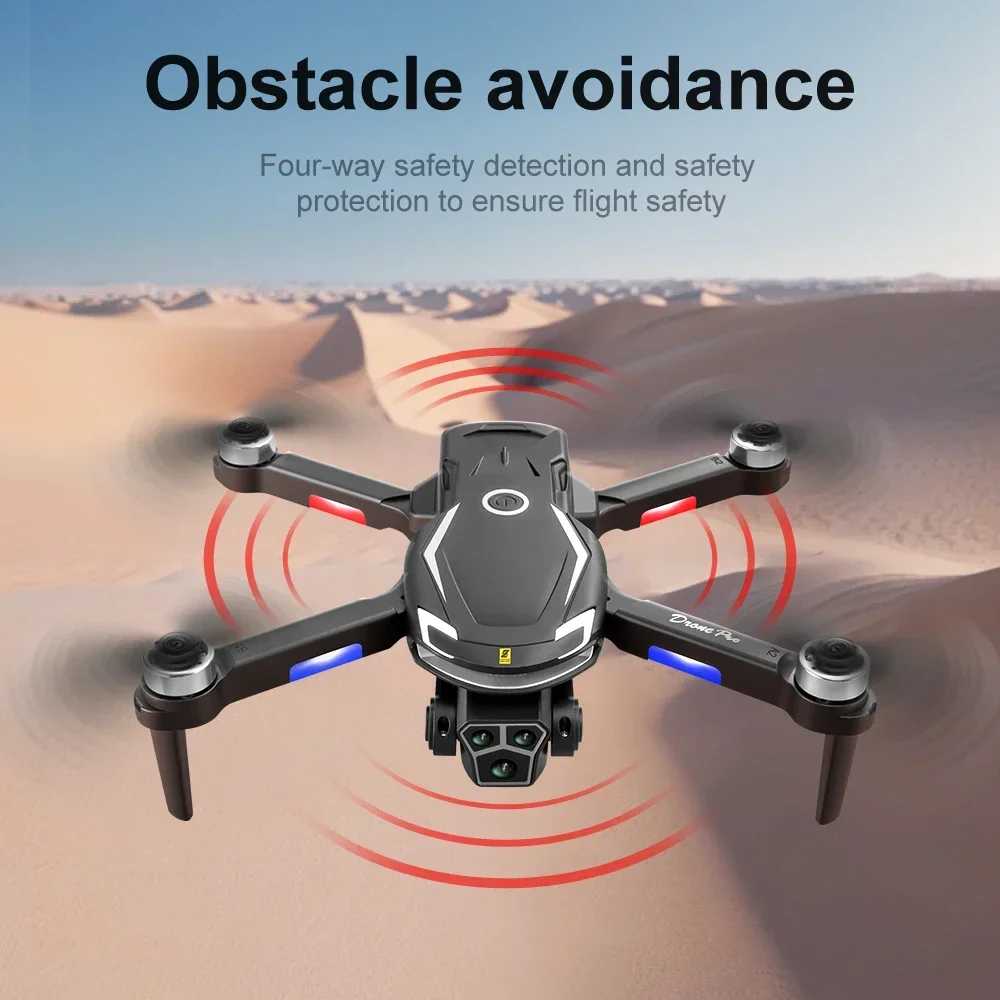 Fyzs v888 drohne 8k 5g gps hd dreifache kamera optische fluss position ierung hindernis vermeidung fotografie rc spielzeug quadcopter für xiaomi