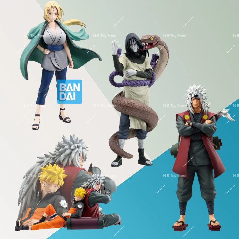100% Original en Stock Bandai espíritus Ichiban Kuji Naruto Shippuden Leggendario Sannin PremioA B C L Naruto Shippuuden Tsunade