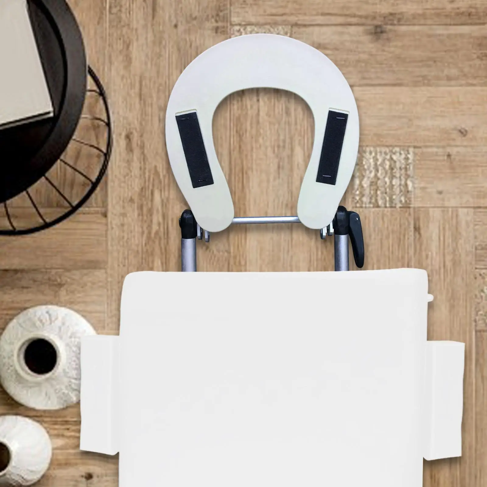 調整可能な標準マッサージテーブルヘッドレストクレードル、快適なスポンジパッド入りフレーム、美容クリニック家具用