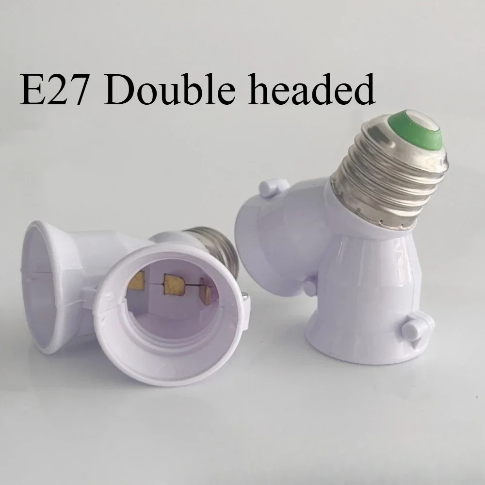 

E27 Светодиодный цоколь Патрон лампы E27 на 2-E27 Разветвитель Адаптер ГОРЯЧАЯ база