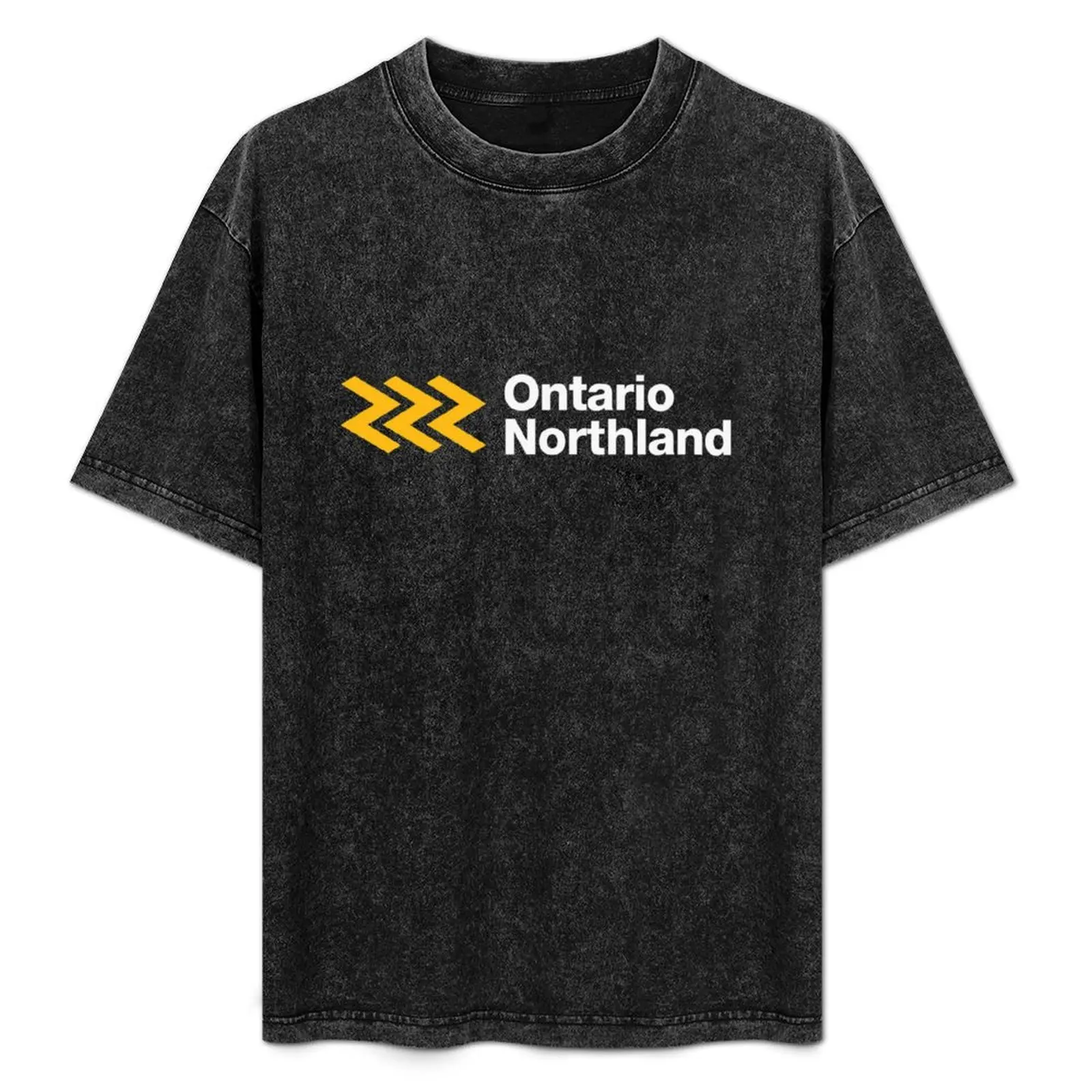 Ontario Northland Camiseta informal holgada de manga corta para hombre