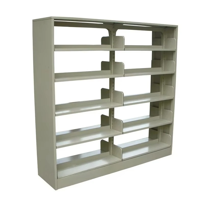 #￥Book Shelf Steel Book Shelves 2021 Metal Iron Modern Epoxy Powder Coating School Library Design Library Furniture Knock Down