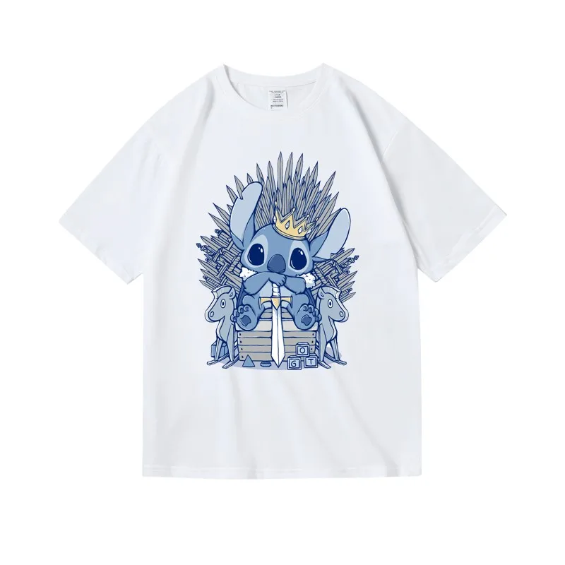 تي شيرت لطيف ستيتش ستار بيبي مطبوع برقبة دائرية قصيرة نصف كم للأولاد والبنات والأطفال صيفي مريح من القطن الخالص الناعم #3