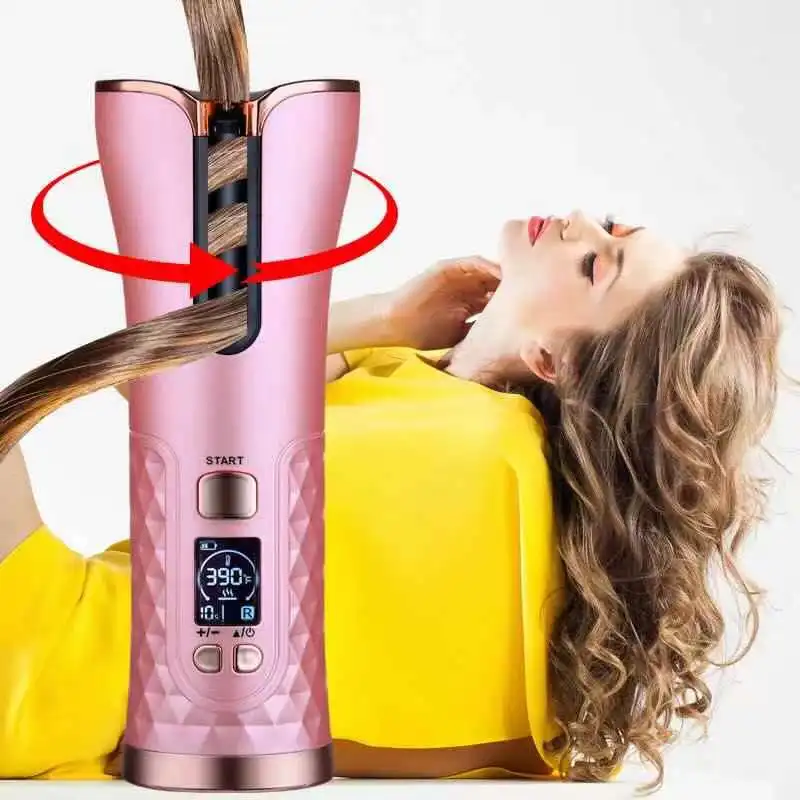 Ceramic Styling Tools Professional Hair Curling Iron Hair Waver Pear Flower Cone Cordless Hair Curler Roller Curling Wand