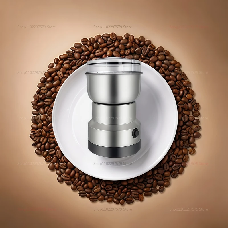 مطحنة كهربائية منزلية متعددة الوظائف لآلة مسحوق حبوب البن والتوابل والجوز لاستخدام المطبخ