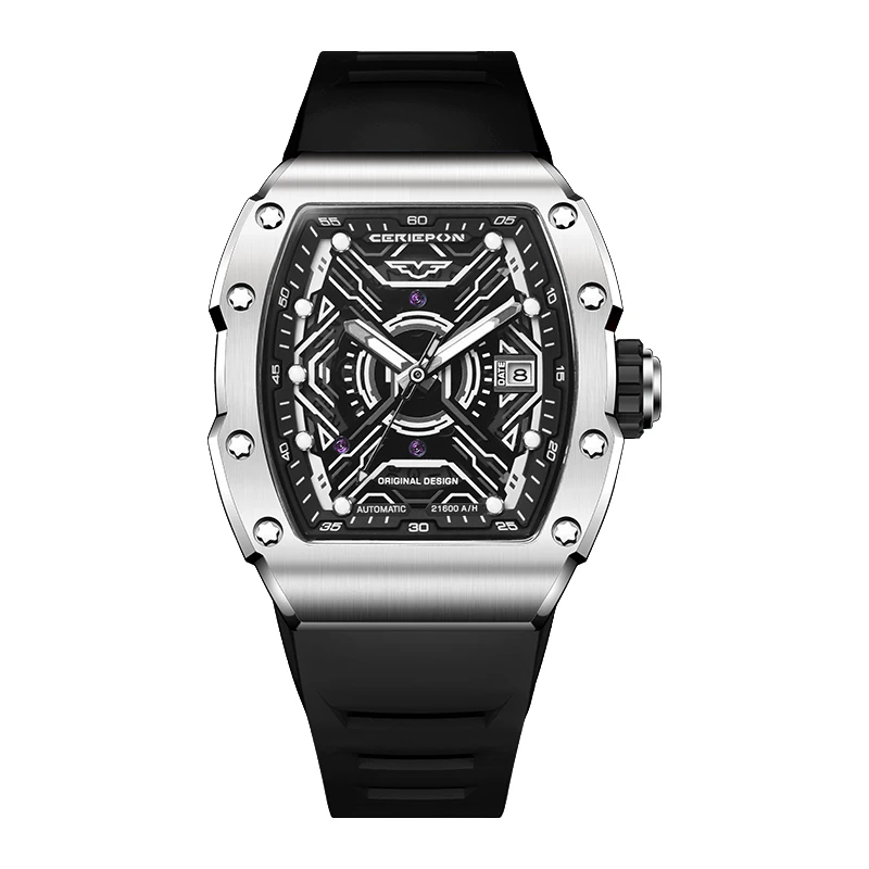 2026 Luxe automatische horloges Heren mechanisch horloge Armbandaccessoires Richard Style Waterdicht roestvrijstalen klok Relogio