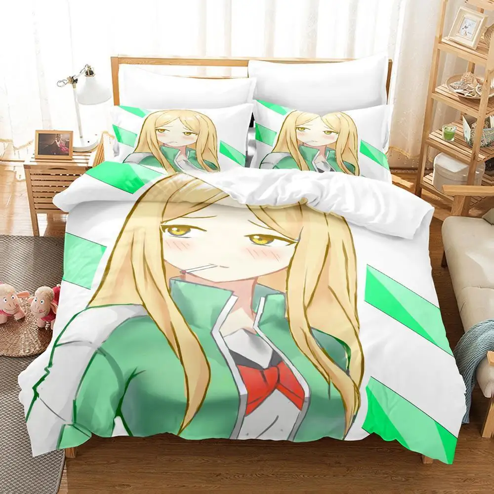 

Tsurezure Children Bedding Set Single Twin Full Queen King Size Bed Set Adult Kid Bedroom Duvetcover Sets 3D Anime Bed Sheet Set