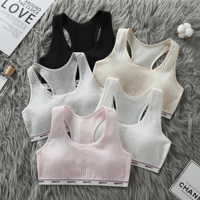 Girls' bras, camisoles, camisoles, developmental underwear, girls' strapless, 14-year-old sports, junior high school students, a