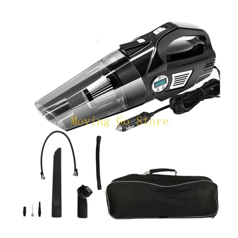 

B5XD 4 в 1 CAR Vacuum Cleaner 120 Вт 6000PA Высокий мощный накат для шин 12 В вакуум