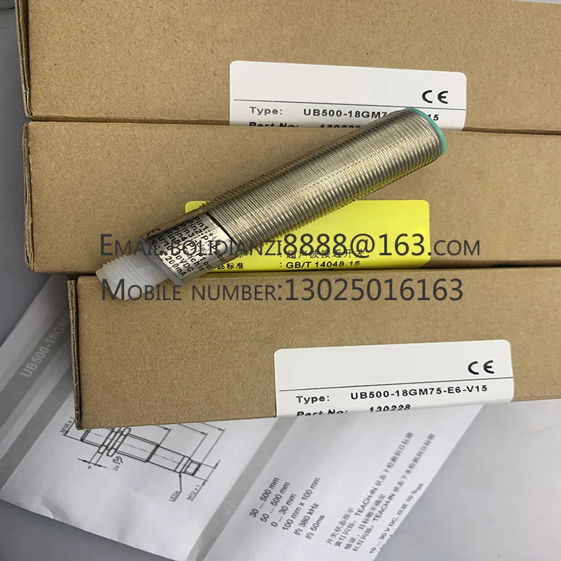 

Ультразвуковой датчик UB500-18GM75-E23-V15 UB300-18GM40-I-V1 UB300-18GM40A-I-V1 Совершенно новый оригинал