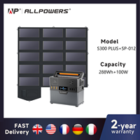 ALLPOWERS S300 Portable Power Station 288Wh Solar Generator With 100W Foldable Solar Panel for Outdoor Travel Camping RV Garden