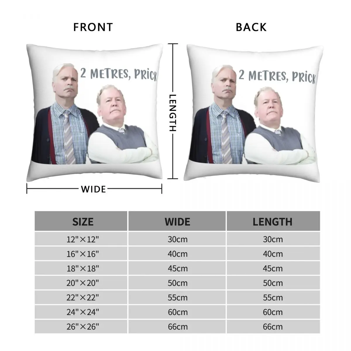 Still Game Jack and Victor Square Pillowcase Polyester Linen Velvet Pattern Decorative Pillow Case Bed Cushion Cover Wholesale